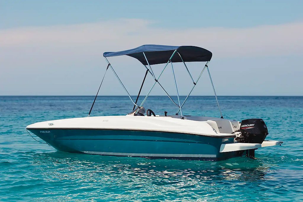 License-Free Boat Rental in Ibiza with Snorkeling & Sunset Option